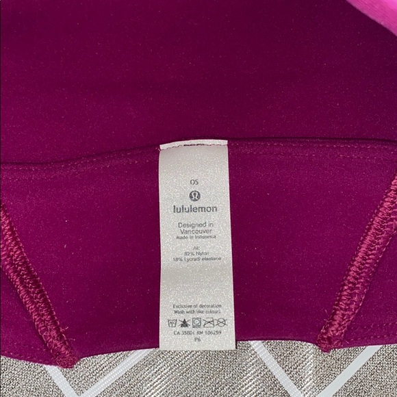 Lululemon Run for It All Beanie in Deep Fuschia